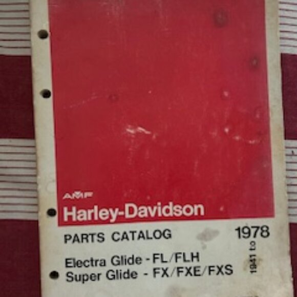 1941-1978 AMF/Harley Davidson Parts Catalog Issued Oct.1977 - Picture 9 of 13